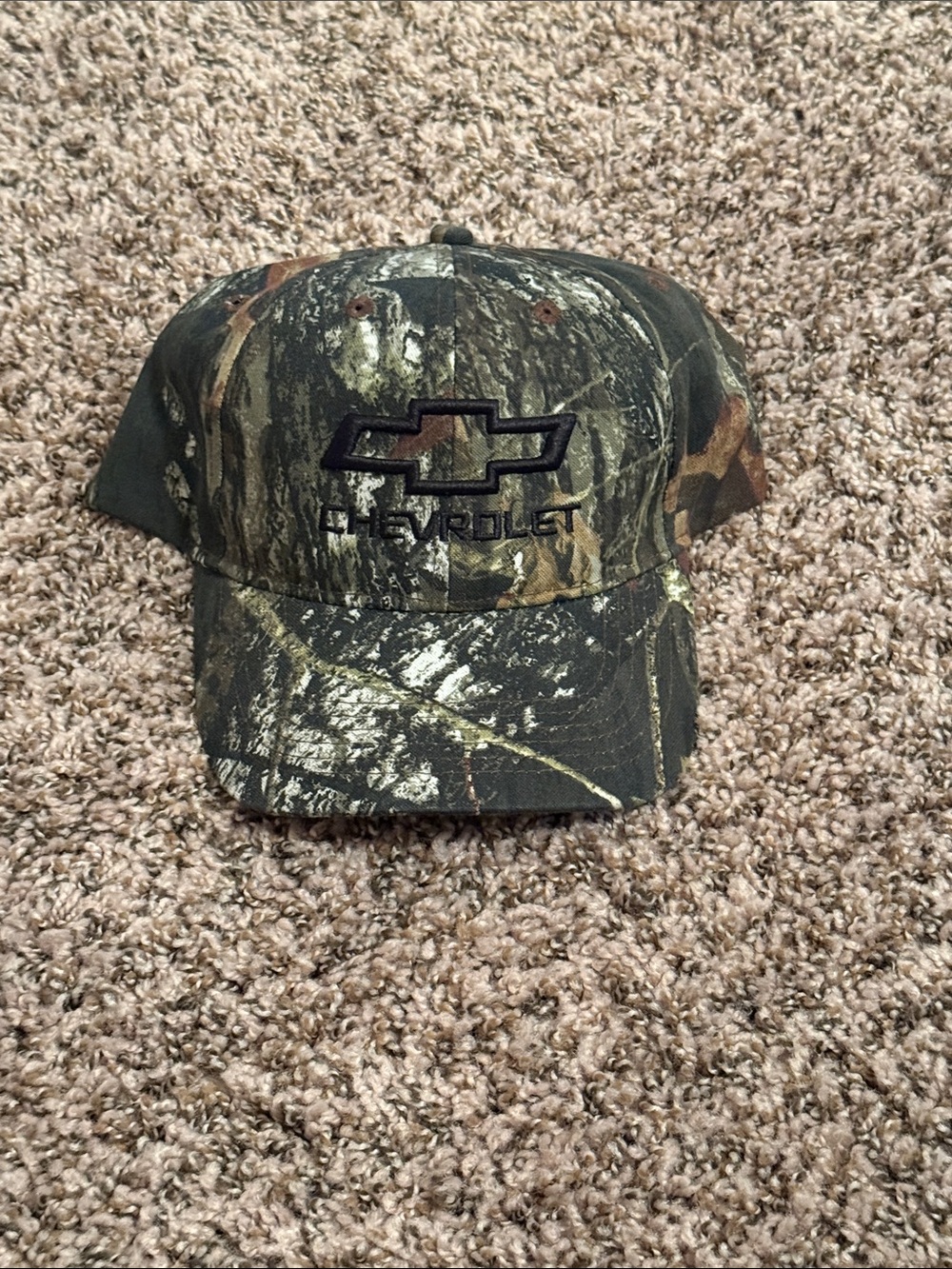 Mossy Oak Camouflage Chevrolet Logo Cap - Green/Brown
